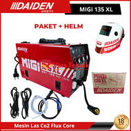 DAIDEN MIGi 135 XL Mesin Las Argon Stanless Travo Las Inverter Trafo Las Co2 Flux Core Tanpa Gas 130