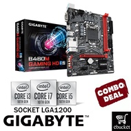 GIGABYTE B460M GAMING HD INTEL B460 LGA1200 MOTHERBOARD + INTEL 10TH GEN CPU COMBO PROMO