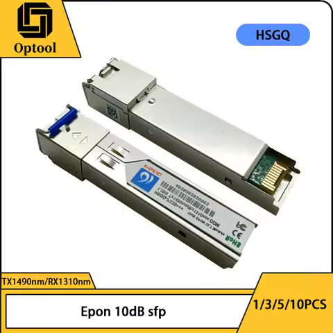 10dB EPON OLT SFP GBIC 1490/1310nmFIber PON module 10DB EPON OLT SFP Modules SC port Compatible With