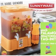 ♞Sunnyware DOUBLE QUENCHER JUICE / WATER DISPENSER TWIN DISPENSER 9868-
