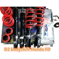 New D2 Hilo bodyshift Honda Civic FD EK/ SO4 EF City20 Insight City/TMO Jazz/ FIT GE GD GK Accord SM4 SV4 RN3 adjustable