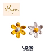 IHope YSOO Earrings Daisy Series Earrings White Daisy Earrings Simple Design Flower Earrings ins Sty