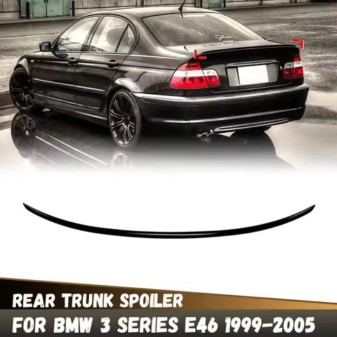 Car Rear Trunk Spoiler Wing For BMW 3 Series E46 320i 1999 2000 2001 2002 2003 2004 2005 Tail Spoile