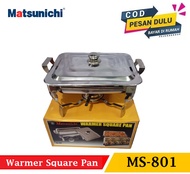 Warmer Square Pan Matsunichi Warmer Jumbo Pan Stove Prasmanan Kotak stanles