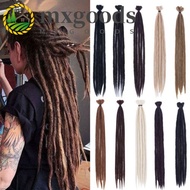 MXGOODS Hair Extension Rock 20 Inch Cosplay Wig Reggae Braiding Dreadlocks Braiding Hair