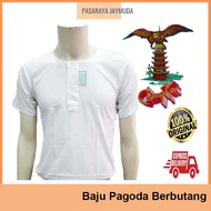 🔥🔥[READY STOCK]BAJU PAGODA BERBUTANG 402 100% ORIGINAL GARUDA PAGODA COTTON PUTIH