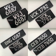 Number Plate Ketuk Aluminium Kereta (Aluminium Embossed Plate) FREE Plate Holder