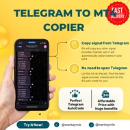 🔥COPIER TELEGRAM TO MT4 EXPERT ADVISOR FOREX EA🔥