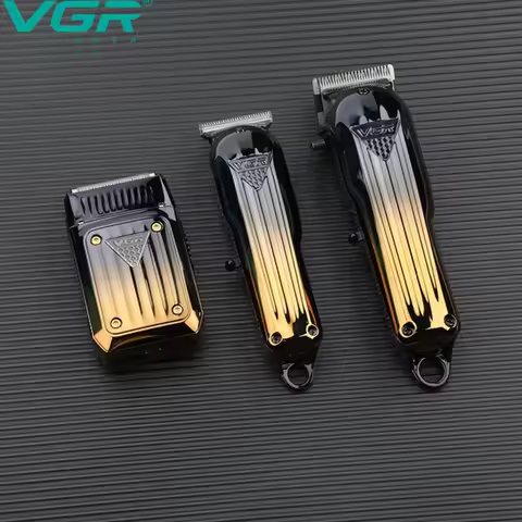 VGR Professional Combo Hair Clipper & Hair Trimmer & Foil Electric Shaver Beard Trimer For Men Barbe