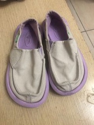 Sanuk薰衣草紫色懶人鞋
