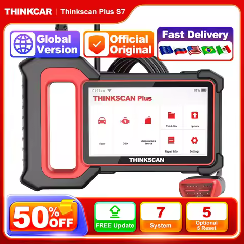 THINKCAR THINKSCAN PLUS S4 S7 ABS SRS ECM System Car Diagnostic Tools OBD2 Auto Scanner OBD 2 Code C