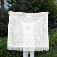 Taplak Meja Makan Ukuran 80x80cm 100x100cm Bahan Kain Taplak Meja Makan