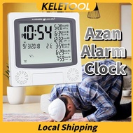 Gregorian Calendars Wall Azan Clock Islamic Azan Alarm Clock Multi-languages LCD Screen Prayer Clock