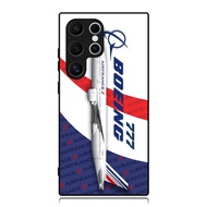 Phone Case Samsung Galaxy S25 S24 S23 S22 S21 S20 S10 Ultra Plus Fe Custom Air France Boeing 777
