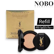 YSL - 昇級版輕透無重羽毛氣墊粉底 替換芯 #10 Spf23/Pa++ 14g (平行進口)
