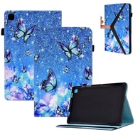 Painted Folio Cover for Funda Samsung Galaxy Tab A 2019 SM-T510 SM-T515 Case 10.1" Tablet PC TPU Back Shell Elastic Band Closure