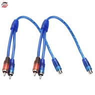Cable Pcs Splitter Set Plug Inch Adapter For Splitting Rca 1 2 Female To Audio