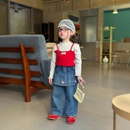 Girls Pants Children Spring Autumn Suit 2025 Fashion Casual Design Jeans Baby Fashion Trousers 9.20 