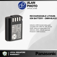 Panasonic DMW-BLK22 Lithium-Ion Battery (7.2V, 2200mAh) for Panasonic LUMIX DC S5 S5K s9 ii