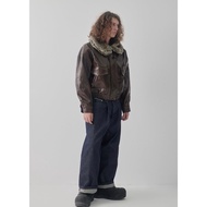 Selvedge Denim Loose Jeans 67PERCENT / 67% - PLEATED SELFEDGE JEANS