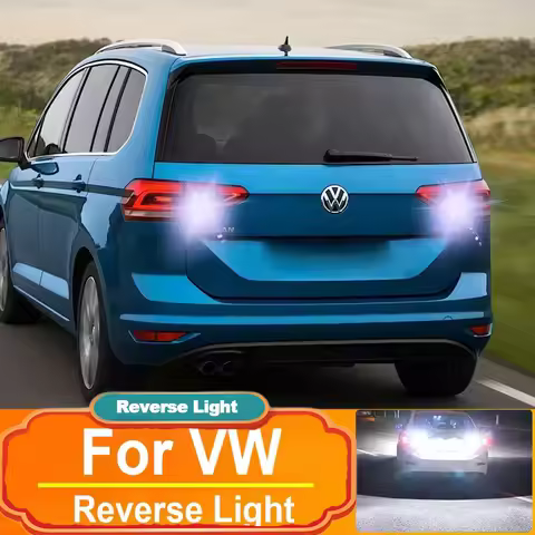 2pcs LED Reverse Light P21W BA15S 1156 For VW Passat B5 B5.5 B6 Golf MK3 MK4 MK5 MK6 3 4 5 6 Polo 6N