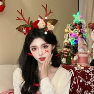 [Store Recommendation] Christmas Bear Big Antlers Headband Christmas Headwear Women's Super Fairy He