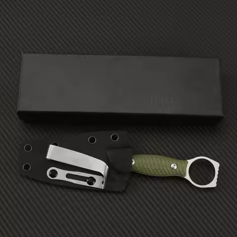 Original Fixed Blade Knife Neck 14C28N Blade Sharp Straight Knife Camping Hunting Survival Bushcraft
