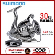 Fishing reel  SHIMANO 30kg Drag Mesin Pancing Saltwater Reel Fishing Accessories DEUKIO spinning casting