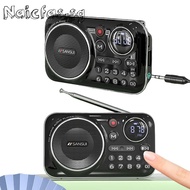 FM Radio Digital Radio TF/USB Portable Mini Radio Bluetooth-Compatible 5.0 Speak