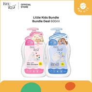 BZU BZU Little Kids Bundle - Silky Soft Kids Shampoo (600ml) + Happy Kids Body Wash (600ml)