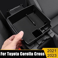 Car Center Console Organizer Tray Armrest Storage Box Multi-function Boxe For Toyota Corolla Cross XG10 2021 2022 2023 H