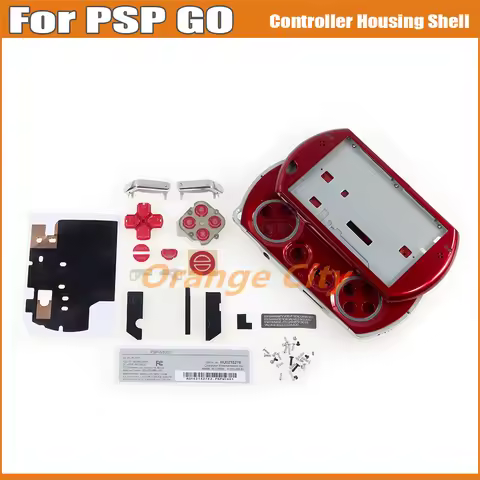 Replacement For PSPGO Full Set Housing Case Shell with Buttons Sticker Kit For PSP GO Game Console