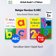 1 Year+ ABC &123 Childrens Book | Phonics Learning | Islamic Kids Activity Book I Flashcard ABC 123