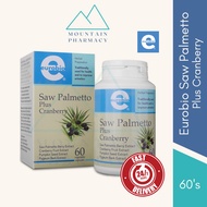Eurobio Saw Palmetto Plus Cranberry 60's