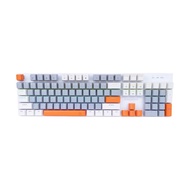 KEYBOARD NUBWO RHIANNON X62 WHITE GRAY ORANGE (BLUE SWI