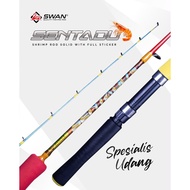 Swan Sentadu Fishing Rod | Solid Fiber Shrimp Rod