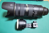 Nikon 70-200mm f2.8 G II VR AF S 70-200 小黑六 小黑6 連 增距鏡 Teleconverter TC-17E II