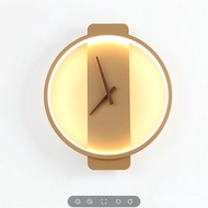 New design modern Wall Lamp LED wall clock lamp Nordic unique elegant bedroom living room fixture li
