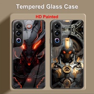 For Meizu 21 Note Case 9H Glass Phone Case For Meizu 21Note ShockProof Cover For Meizu Note 9 Fundas