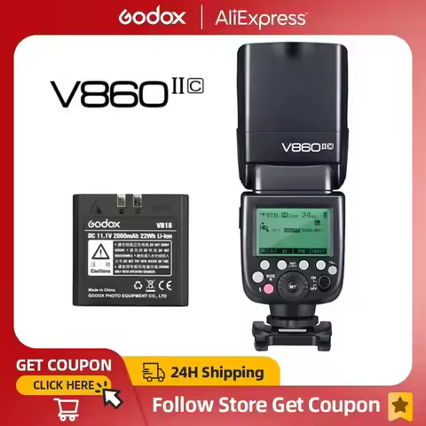 Godox V860II-C V860II-N V860II-S V860II-F V860II-O TTL HSS Li-ion Battery Speedlite Flash for Canon 
