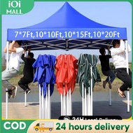 25kg 10x20Ft Roof Night Market Canopy Camping Tent Khemah Canopy Frame 10x10 White Pole Kanopi Khema