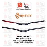 ENTITY HANDLEBAR MTB BIKE EXP 31.8 x 30 x 780mm Y21 - 6 DEGREE
