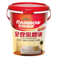 RAINBOW 虹牌油漆 458 全效乳膠漆 平光 1加侖  特白色  1桶