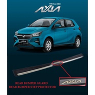 Rear Bumper Guard / REAR BUMPER STEP PROTECTOR PERODUA AXIA 2023
