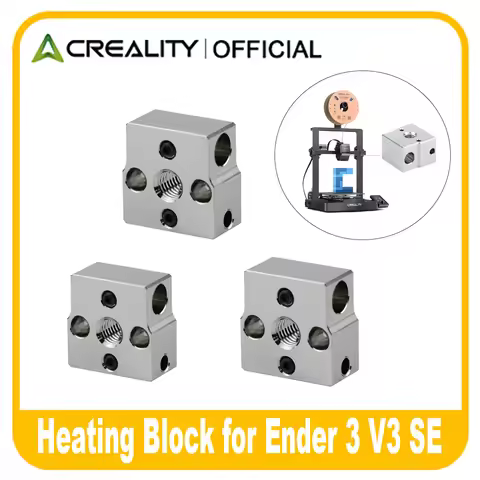 Creality Ender3 V3 SE Heating Block 1/2/3PCS Aluminum Block Hotend Heater Block for Ender 3 V3 SE He