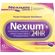 Nexium 24-Hour Delayed Release Heartburn Relief (42-Count Tablets) - Buy Packs and Save (Pack of 3)