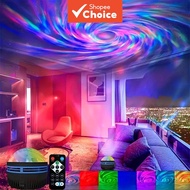 USB Rechargeable Galaxy Projector LED Night Light, Remote Control, DMX Sound Active, 7 Modes, Starry