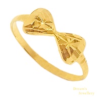 Cincin Ribbon Emas 916 Cincin Reben Emas 916 / Ribbon Ring 916 Gold Dreams Jewellery