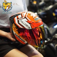 VISOR SAHAJA!! MHR RACING HELMET OF622 MARQUEZ LEVEL 7