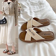 MIMMIN MSP H88-1CHEO Fashion Cross-Strap Slippers